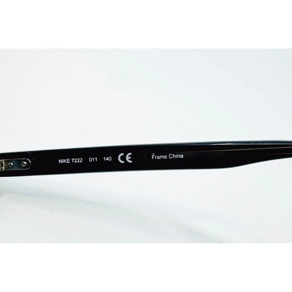 Nike Eyeglasses Mens Black Rectangle Nike 7222 011 140 Eyewear 54-15-140